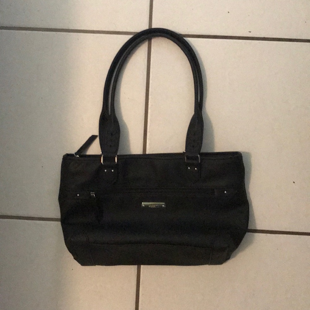 Black Rosetti Faux Leather Purse